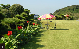 ■2/番所庭園の美しい芝